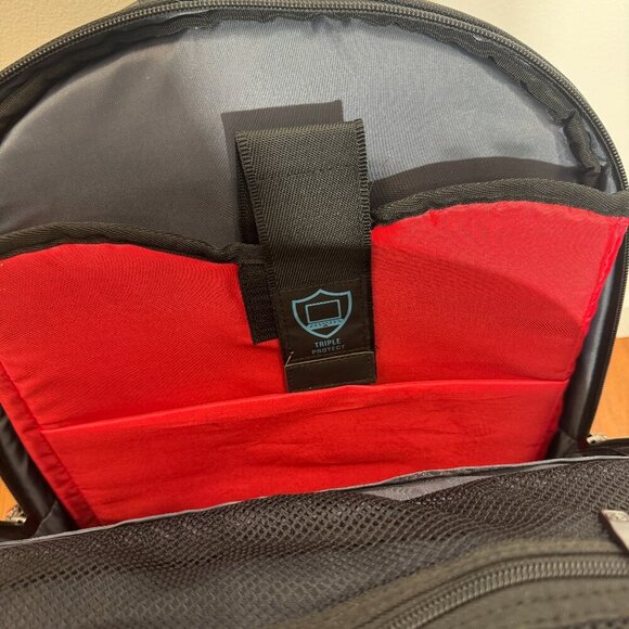 Wenger Ibex ScanSmart Unisex 17" Laptop Backpack w/Tablet Pocket Black/Blue/Grey - Picture 9 of 12